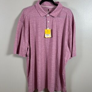 Duck Head Men’s Heathered Pink Polo